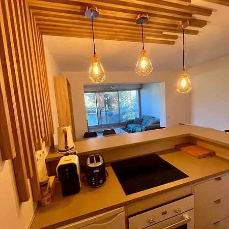 公寓 Golfe Juan - 5min Des Plages - Parking Privee - Piscine Rooftop *