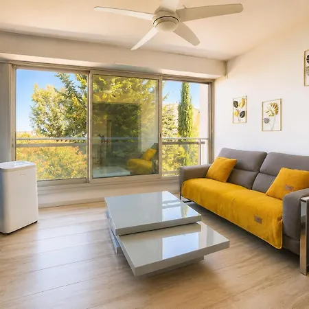 Apartamento Golfe Juan - 5min Des Plages - Parking Privee - Piscine Rooftop *
