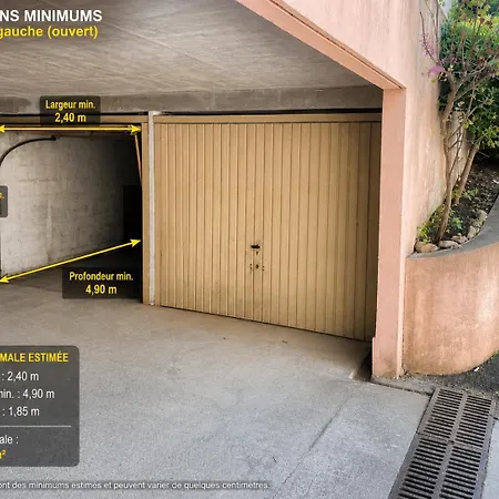 Golfe Juan - 5min Des Plages - Parking Privee - Piscine Rooftop 公寓 瓦洛里